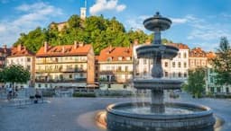 Slovėnija. Liubliana. Robba fontanas