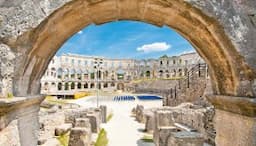 Kroatija. Pula. Amfiteatras