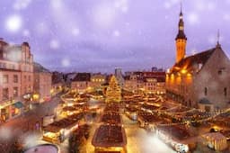 Talinas. Kalėdinė mugė.