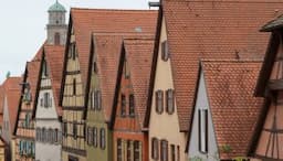 Vokietija. Dinkelsbiulio architektūra
