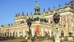 Vokietija. Potsdamas. Sanssouci rūmai
