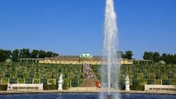 Vokietija. Potsdamas. Sanssouci rūmai
